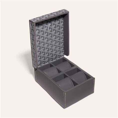 goyard 4 watch case|Goyard watch box.